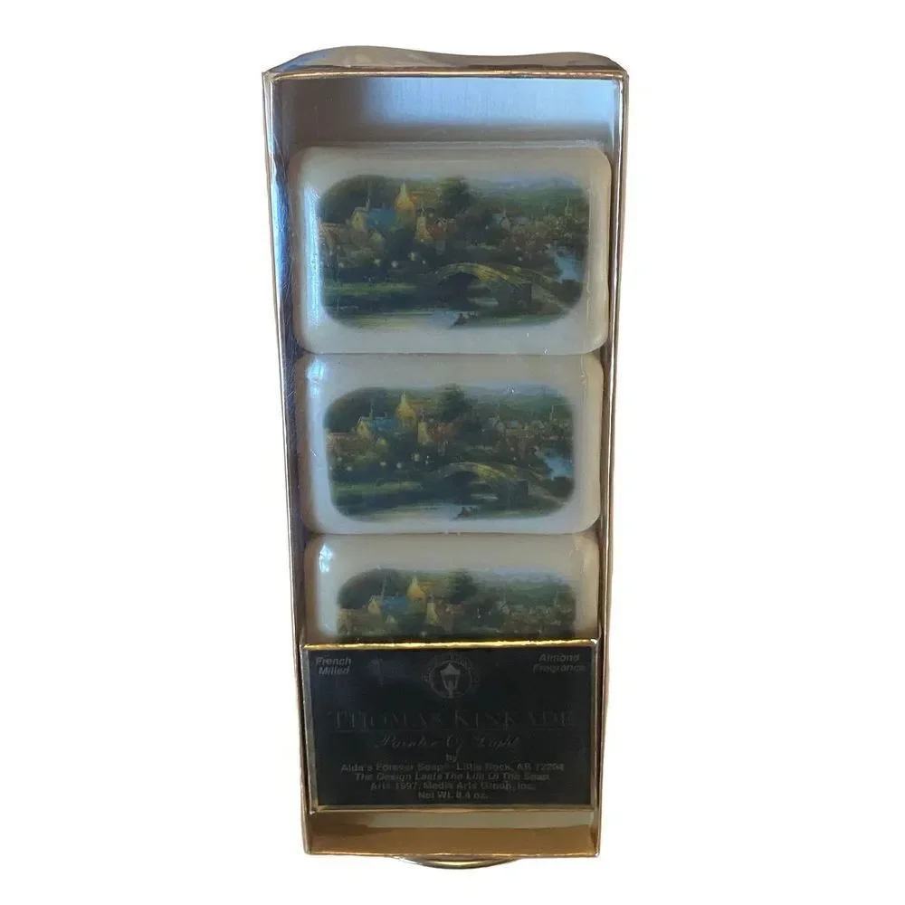 Thomas Kincade Art Alda's Forever Soap French Milled Almond Fragrance NWT